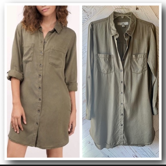 Better Days Shirt DressThread & Supply EUC M - Picture 2 of 16